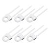 Dilwe ABS U-Shaped Child Safety Locks for Cabinets, Easy Installation, 12-Pack, White view 4