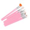 Pongnas Nail Art Brushes, 15-Piece Set, Non-Slip Pen Design for DIY Gel and Acrylic Painting view 3