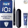Oral-B iO 2 Black Electric Toothbrush with Replacement Head, Charger, Travel Case and Advanced Toothpaste view 1
