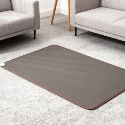 Generic Portable Heated Foot Mat 48 x 99 cm, Electric Foot Warmer for Under a Desk with 60 Temperature Settings and 12-Hour Timer