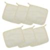 MUCKLILY Pack of Nylon Exfoliating Towels for Back Massage, Beige view 1