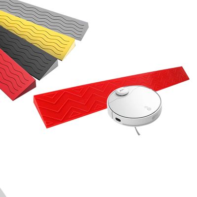 Plastic Threshold Ramp for Robot Vacuums, Non-Slip, Red, 100 x 20 x 9.5 cm
