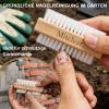 Mitclear Wooden Nail Brushes, Hard Plastic Bristles, 3-Pack view 3