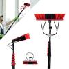 Window Cleaning Pole with Water Feed for Solar Panels, 9 m, with 55 cm Brush Head view 1