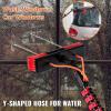 Window Cleaning Pole with Water Feed for Solar Panels, 9 m, with 55 cm Brush Head view 2