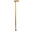 BCJMKDX Stylish Curved Walking Cane for Seniors, Handmade with Silver Decoration (A, 80 cm; User Height 145–155 cm) view 1