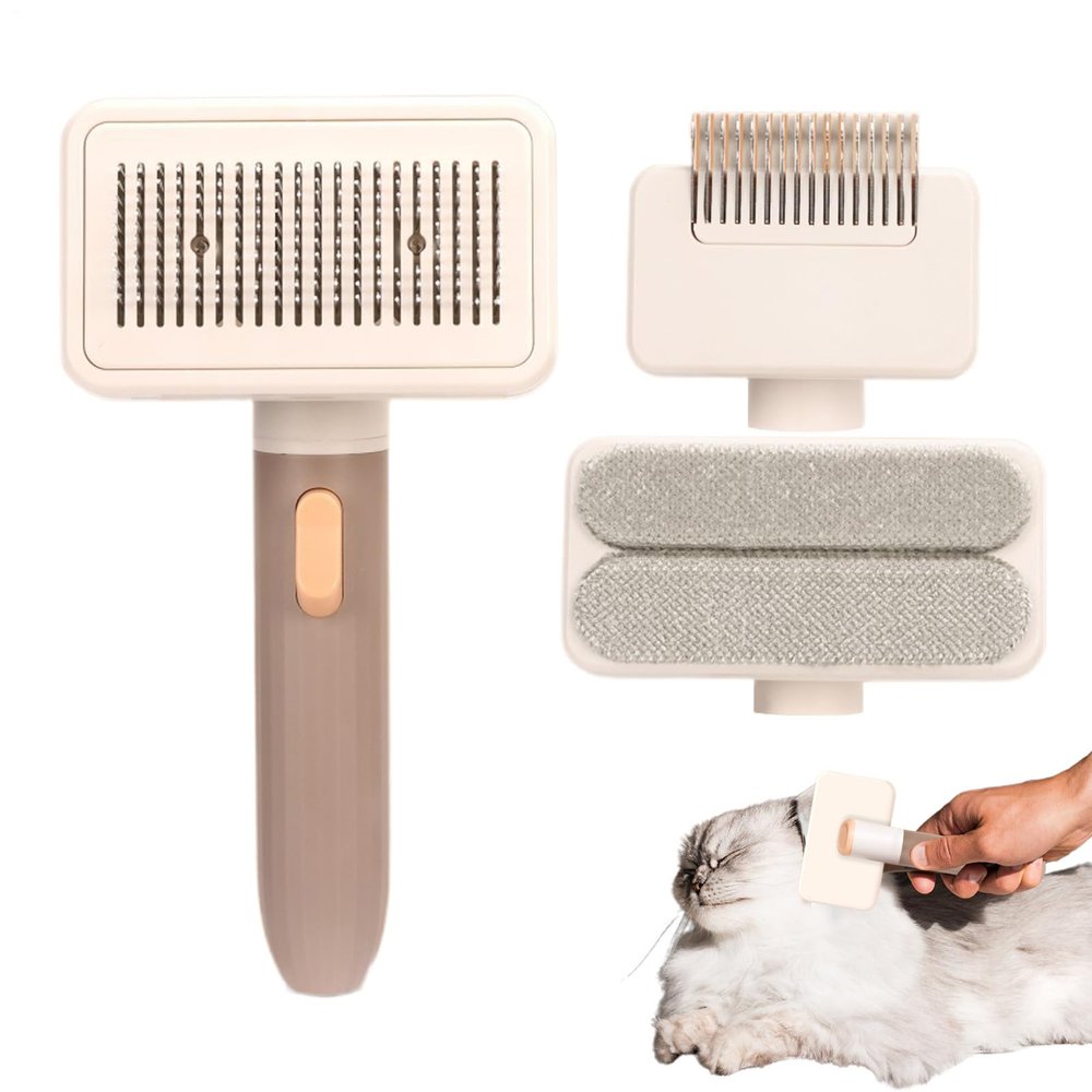 Qkbuza Cat Brush for Shedding – Grooming and Massage Comb