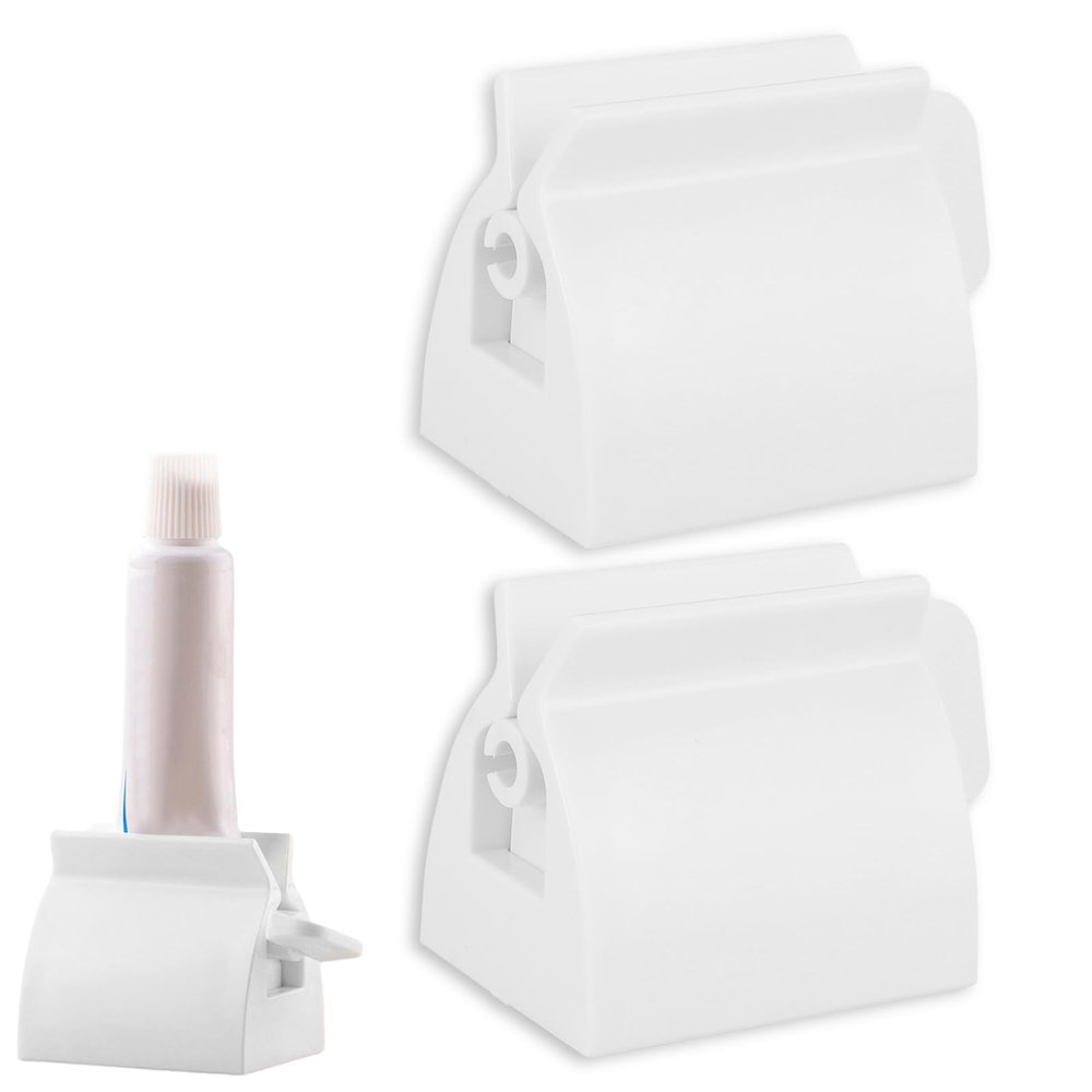 2PCS Rolling Toothpaste Tube Squeezer and Holder for Bathroom