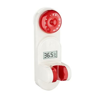 Drill-Free Adjustable Wall-Mount Showerhead Holder