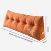 Triangular Wedge Headboard Pillow with Removable Cover, 150 x 50 x 20 cm view 2