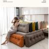 Triangular Wedge Headboard Pillow with Removable Cover, 150 x 50 x 20 cm view 3
