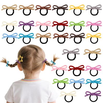 Esitrormi 40-Piece Colorful Mini Hair Ties for Kids, Soft Elastic Hair Bands for Girls, Toddlers & Babies