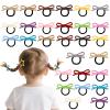 Esitrormi 40-Piece Colorful Mini Hair Ties for Kids, Soft Elastic Hair Bands for Girls, Toddlers & Babies view 1