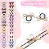 Esitrormi 40-Piece Colorful Mini Hair Ties for Kids, Soft Elastic Hair Bands for Girls, Toddlers & Babies view 2