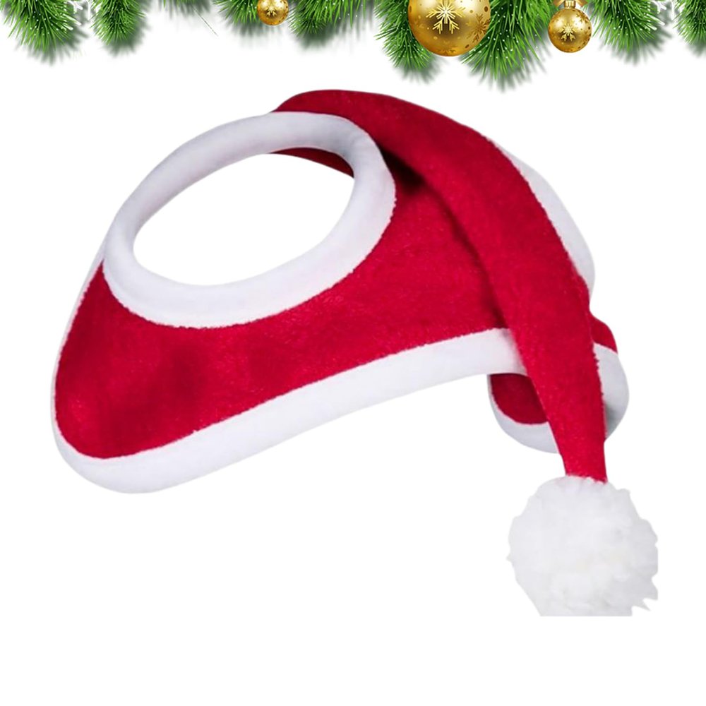 Christmas Hat | Festive Horse Headwear with Matching Bareback Saddle Pad Set