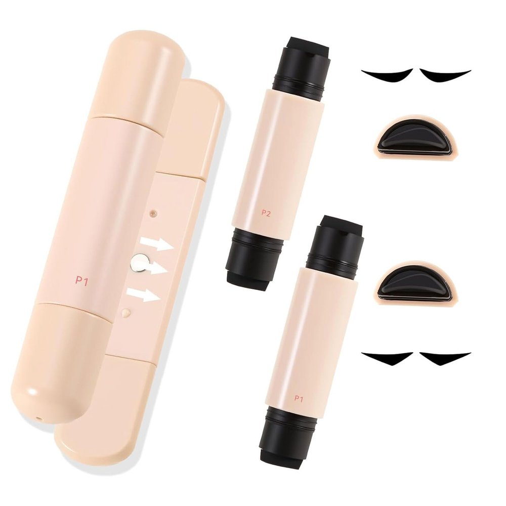 Muorruo Magnetic Eyeliner Stamp with 2 Winged Cat-Eye Stencils
