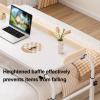 ZHFASDS Over-Bed Table on Wheels, Adjustable Rolling Laptop Desk, White view 4