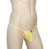 ZC8bdbd Small Men's Thongs, Sexy Gay Underwear, White/Luxurious Garden, Medium view 4