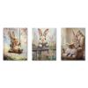 TROYSINC 3-Piece Premium Easter Rabbit Poster Set, Retro Bunny Wall Decor for Kids' Room or Nursery, Unframed (30 x 40 cm) view 3