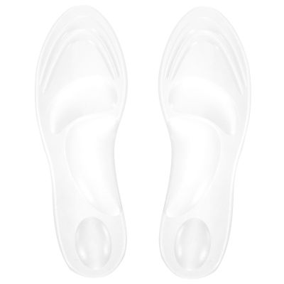 SEWOART Gel Insoles for Women’s Sandals, Transparent, Non-Slip, Breathable, Trimmable, for High Heels and Flats