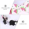 DECHOUS Adjustable Cat Collar with Bell and Fruit Pattern view 4