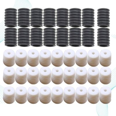 PAMINGONO 200-Piece Silicone Non-Slip Mask Adjusters with Adjustable Design for Skiing and Climbing, Ear Protection Mask Hooks, Black and White