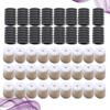 PAMINGONO 200-Piece Silicone Non-Slip Mask Adjusters with Adjustable Design for Skiing and Climbing, Ear Protection Mask Hooks, Black and White view 2