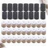 PAMINGONO 200-Piece Silicone Non-Slip Mask Adjusters with Adjustable Design for Skiing and Climbing, Ear Protection Mask Hooks, Black and White view 3