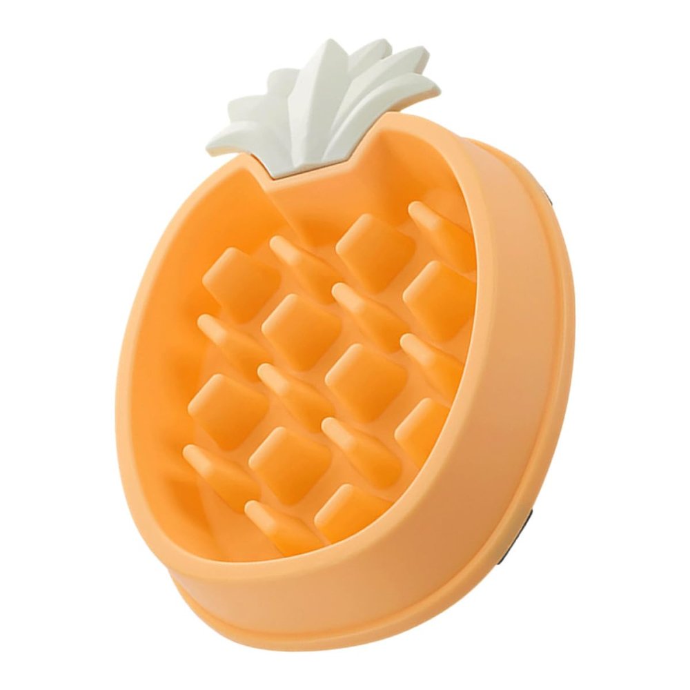 GLEAVI Slow Feed Pet Bowl - Yellow