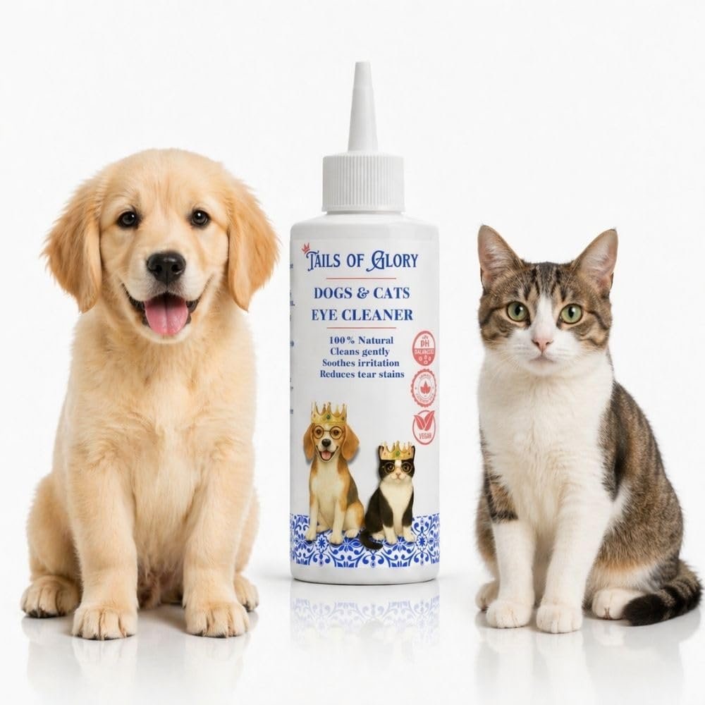 Tails of Glory Eye Cleaner for Dogs and Cats for Tear Stains