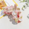 YIBOZI Marble Frangipani Hair Claw Clip view 3