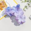 YIBOZI Marble Frangipani Hair Claw Clip view 4