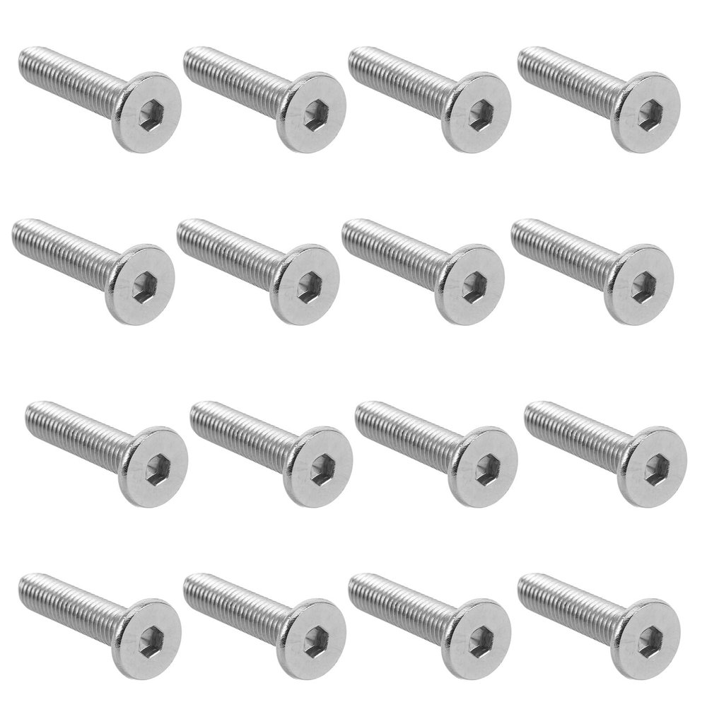 BCOATH Replacement Screws for Cat Trees M8 x 35, 20 Pieces, Nickel-Plated Iron