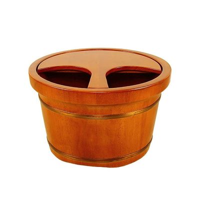 ASerZenith Wooden Barrel Foot Bath Tub for Adults