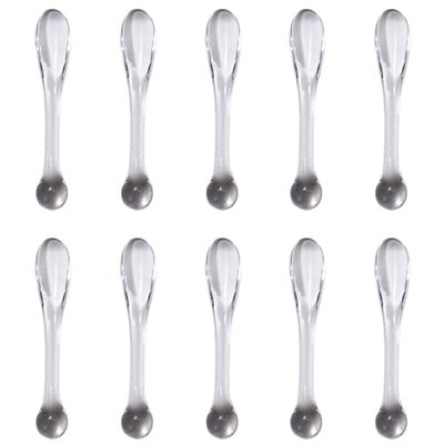 10 Small ABS Cosmetic Spatulas for Face and Eye Cream