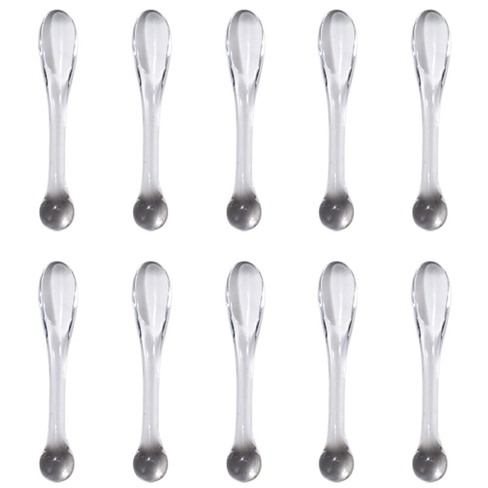 10 Small ABS Cosmetic Spatulas for Face and Eye Cream