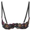 Celanisai Women's Open-Bust Underwire Push-Up Bustier Bra with Sheer Lace view 4