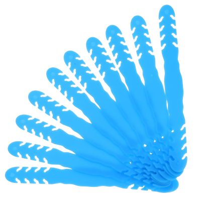 PAMINGONO Blue Mask Hooks, Practical Plastic Mask Band Extenders, Non-Slip, 10-Pack