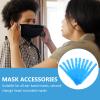 PAMINGONO Blue Mask Hooks, Practical Plastic Mask Band Extenders, Non-Slip, 10-Pack view 2