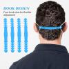 PAMINGONO Blue Mask Hooks, Practical Plastic Mask Band Extenders, Non-Slip, 10-Pack view 4