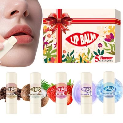 Lip Moisturizer, 5-Pack, Soothing Volumizing Cream