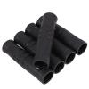Abaodam 5-Piece Pack Non-Slip PVC Handle Covers for Mountain Bikes and Wheelchairs, Universal Fit, Easy Installation, Black and Durable view 1