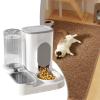 Bajbumgn Automatic Pet Feeder - 2 in 1 Dog Feeder and Water Dispenser view 3