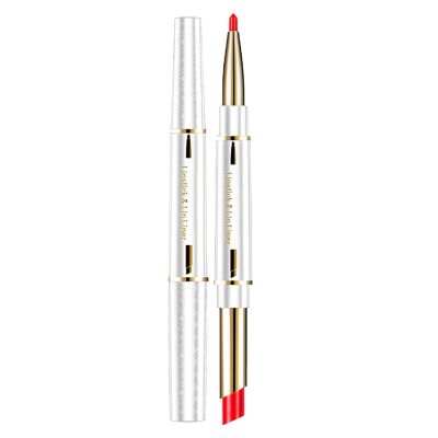 Waterproof Lipstick | Double-Ended Makeup Tool with Natural Lip Liner