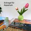Aquarium Corner Plant Holder - Space-Saving Modern Waterproof view 2