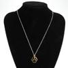 AKLOSIPY Dog Paw Print Cremation Urn Necklace for Pet Ashes view 1