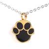 AKLOSIPY Dog Paw Print Cremation Urn Necklace for Pet Ashes view 2