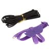 Tnfeeon Adjustable Purple Bird Harness Leash for Parrots (M) view 3