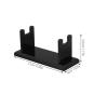 OUNONA 2-Piece Acrylic Razor and Shaving Brush Holder Set view 2