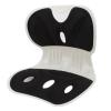 Drfeify Lumbar Support Cushion, Ergonomic Backrest with Petal Design for Spine Alignment and Posture Correction in Office Chair or Car Seat (Black) view 2